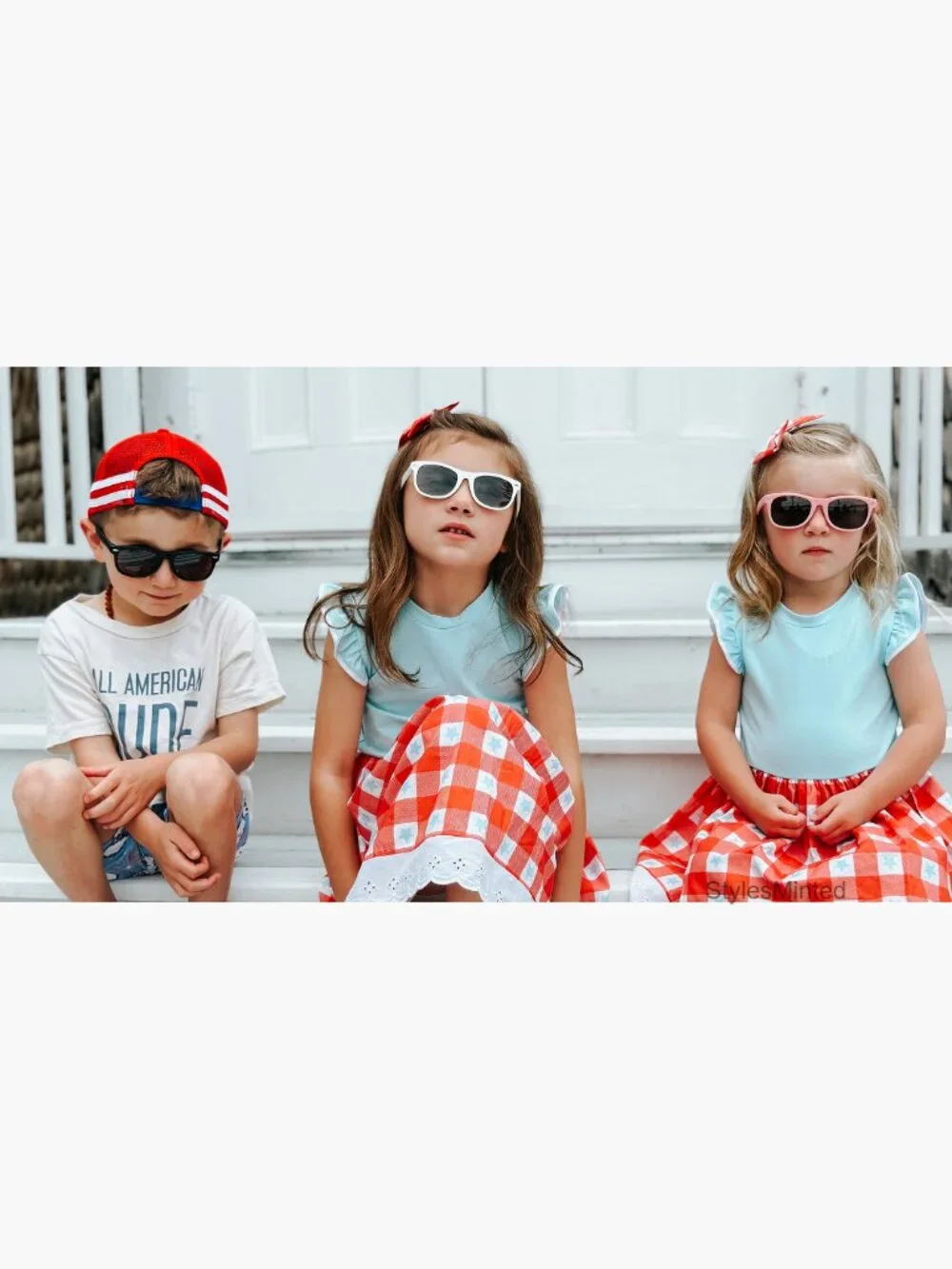 Kids Polarized Sunglasses TPEE Rubber Flexible UV400 Protection Ages 3-9